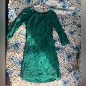 Love Culture Emerald Green Lace Dress M